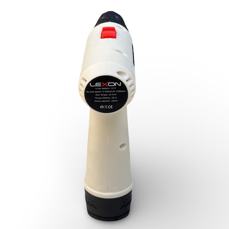 مجموعه 4 عددی دریل پیچ گوشتی شارژی 10میلی متری 12ولت لکسون کد ED-710