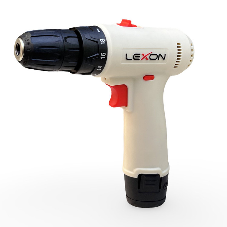 مجموعه 4 عددی دریل پیچ گوشتی شارژی 10میلی متری 12ولت لکسون کد ED-710