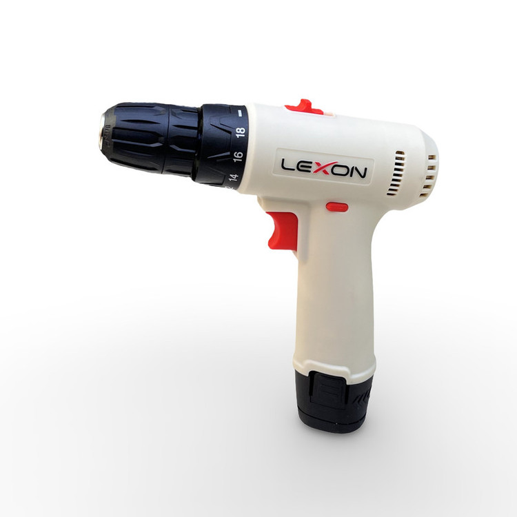 مجموعه 4 عددی دریل پیچ گوشتی شارژی 10میلی متری 12ولت لکسون کد ED-710