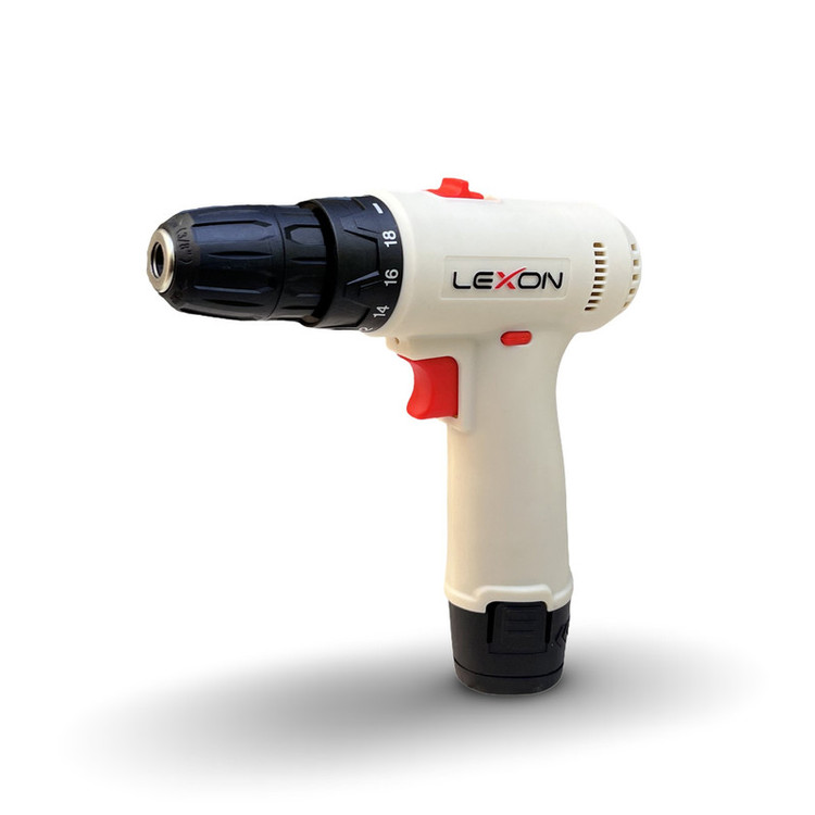 مجموعه 4 عددی دریل پیچ گوشتی شارژی 10میلی متری 12ولت لکسون کد ED-710