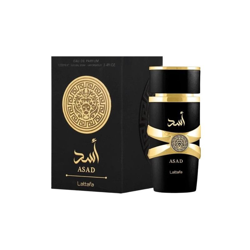ادو پرفیوم مردانه لطافه مدل اسد حجم 100 میلی لیتر