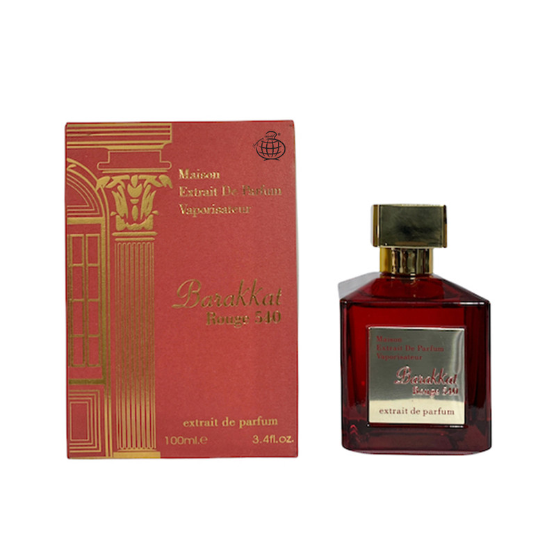 ادو پرفیوم فراگرنس ورد مدل Barakkat ROUGE 540 حجم 100 میلی لیتر